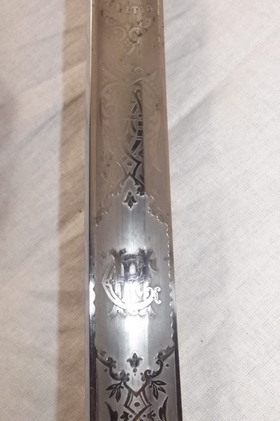 1900 Named Wilkinson Three Bar Royal Artillery Sword - Image 4