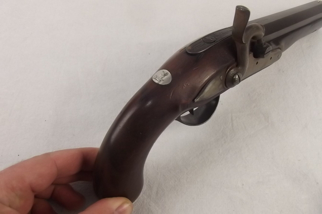 19th Century .64 Calibre Manstoper Percussion Pistol - Image 12