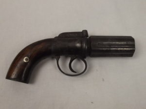 19th Century 6 Barrel Pepperbox Percussion Revolver