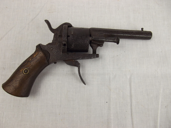 19th Century Belgian Pinfire Revolver Cal. 8mm - Image 15