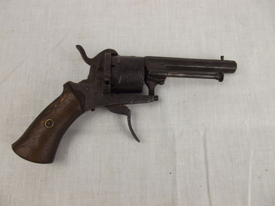 19th Century Belgian Pinfire Revolver Cal. 8mm