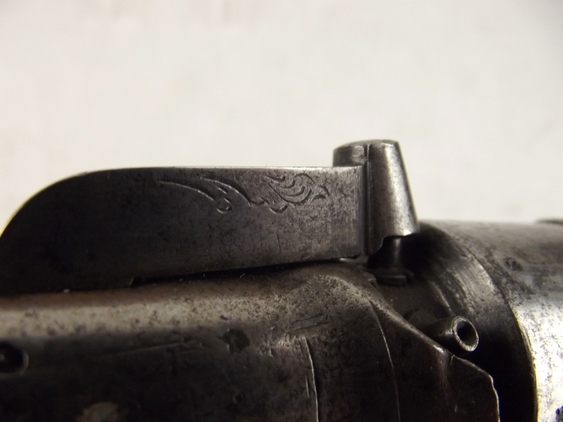 19th Century British Transitional 6 Shot Percussion Revolver - Image 15
