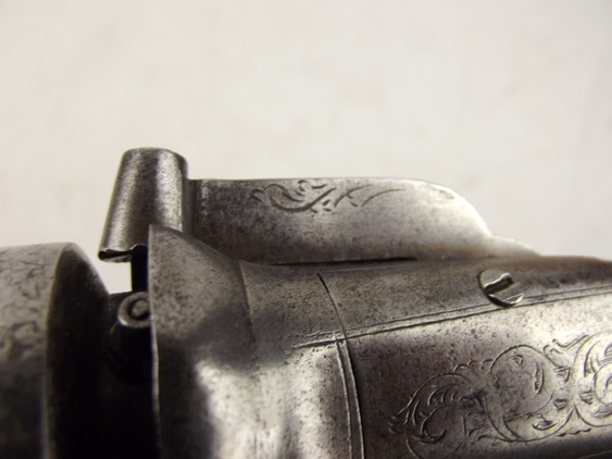 19th Century British Transitional 6 Shot Percussion Revolver - Image 16