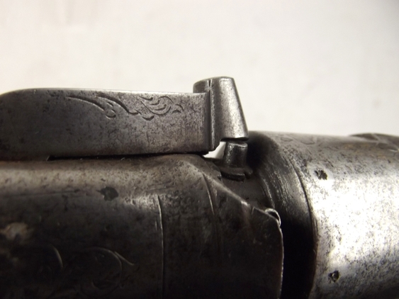 19th Century British Transitional 6 Shot Percussion Revolver - Image 19