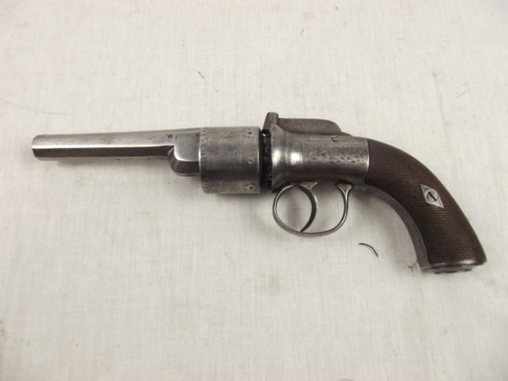 19th Century British Transitional 6 Shot Percussion Revolver - Image 7