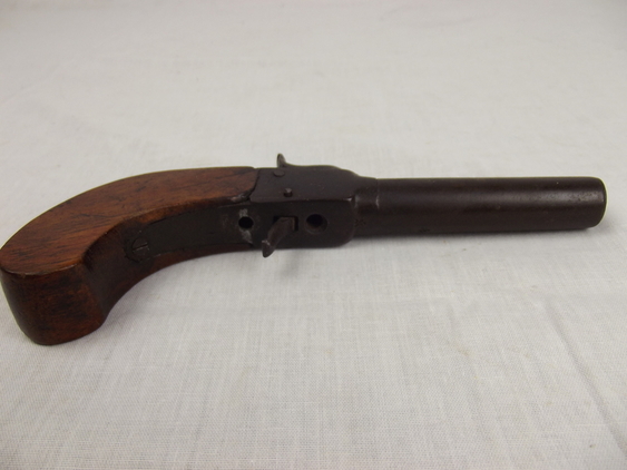 19th Century Percussion Boxlock Pistol - Image 4