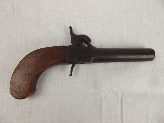 19th Century Percussion Boxlock Pistol - Image 13