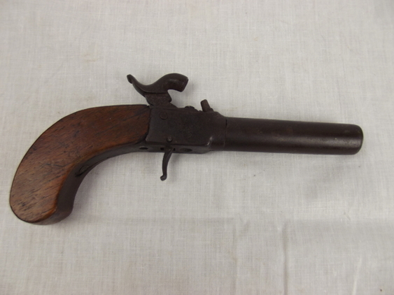 19th Century Percussion Boxlock Pistol - Image 2