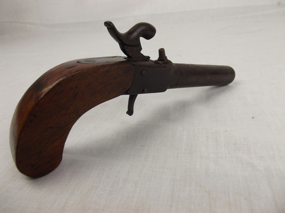19th Century Percussion Boxlock Pistol - Image 7