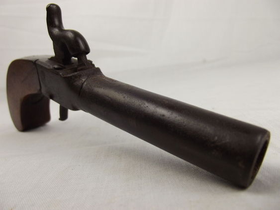 19th Century Percussion Boxlock Pistol - Image 6