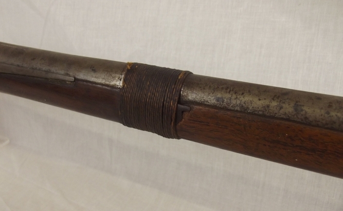 19th Century White Metal Mounted Matchlock Jezail Rifle Muzzleloader None Rifles - Image 9
