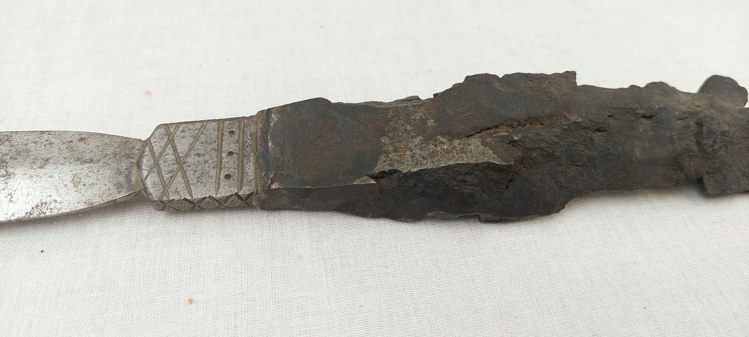 Trench Art Dagger, Dated 1914, Siege Of Namur - Image 6