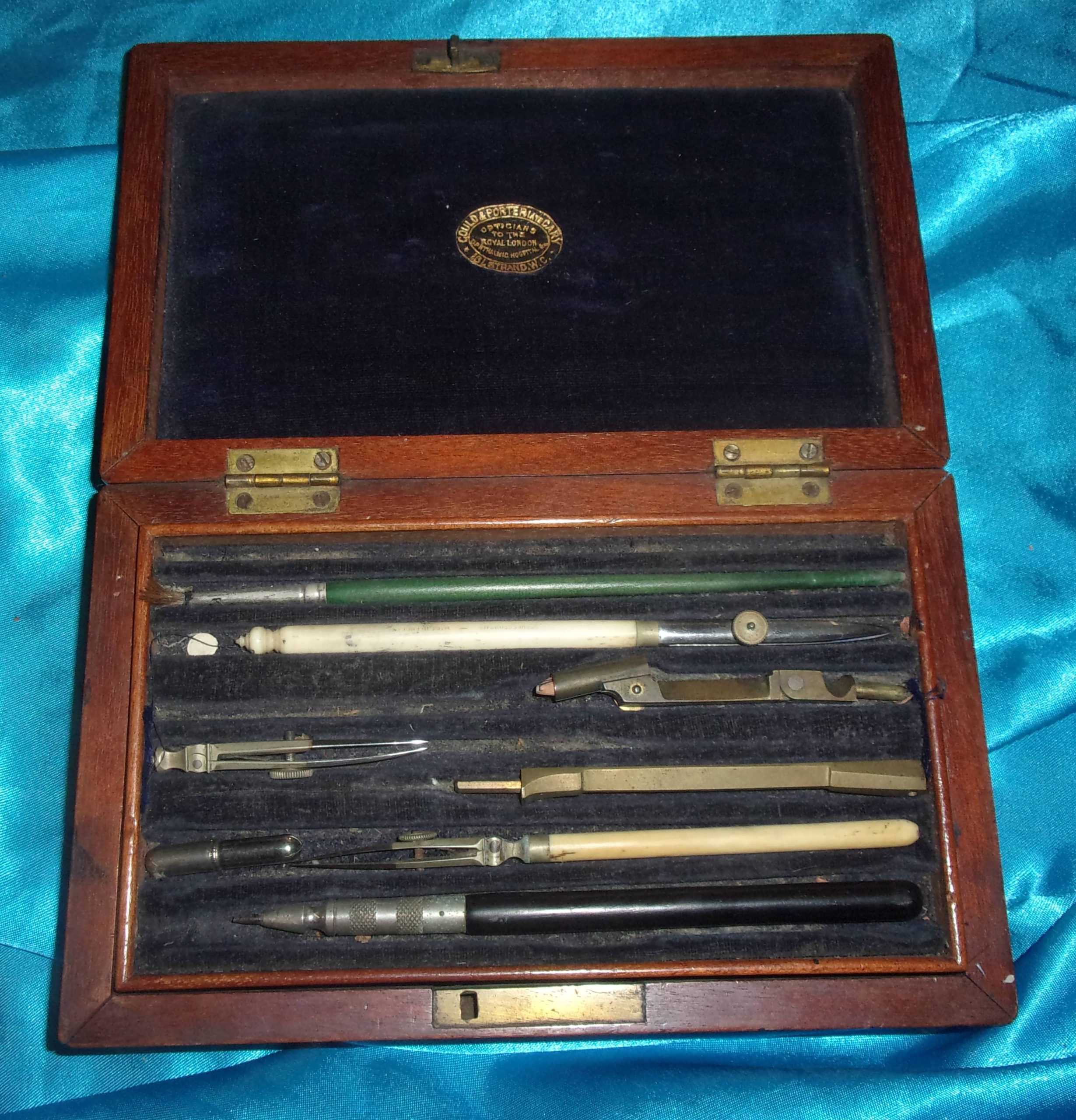 Early 20th Cased Drawing Instrument Set
