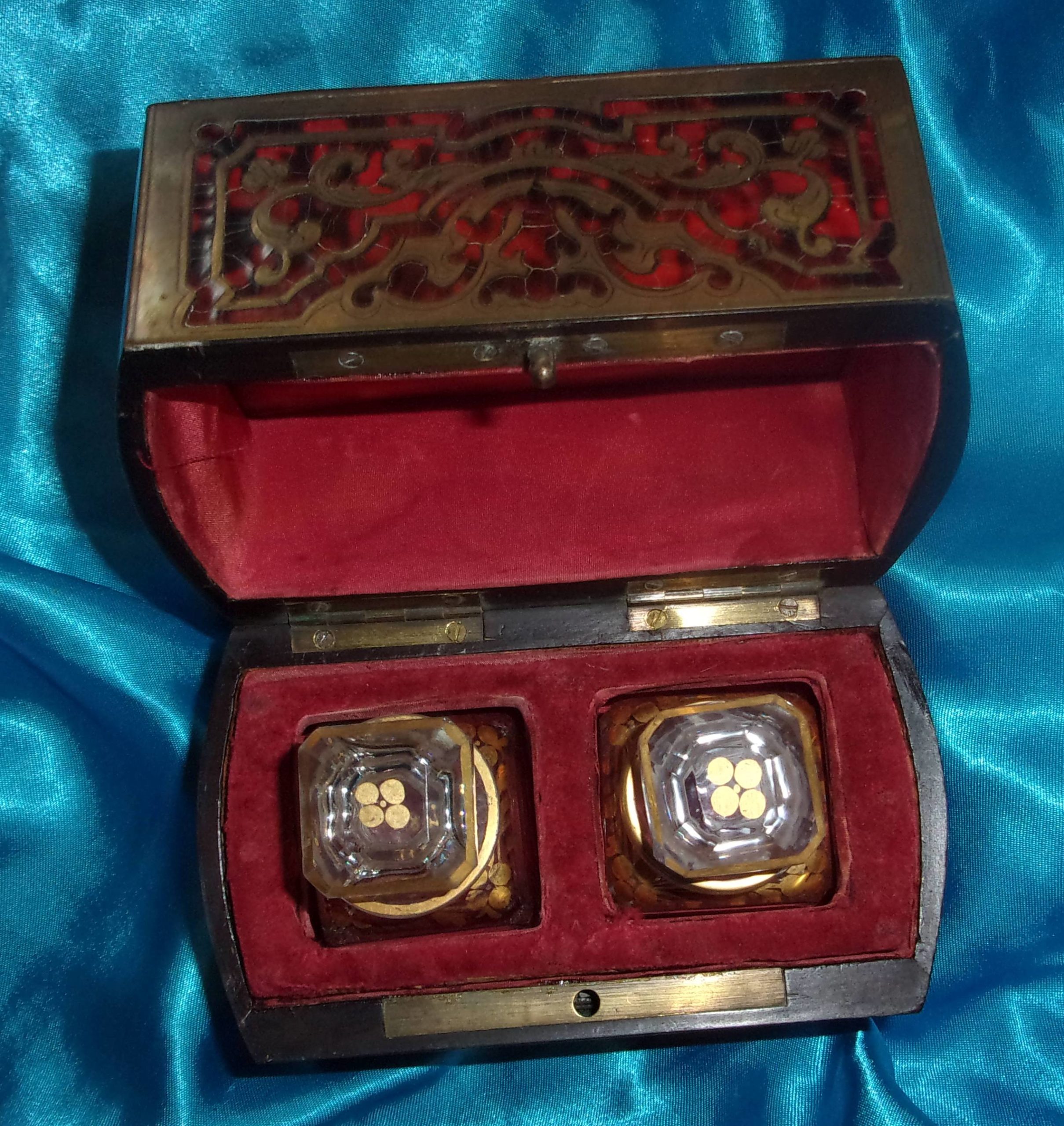 Circa 1840 French Boulework Perfume Set - Image 9