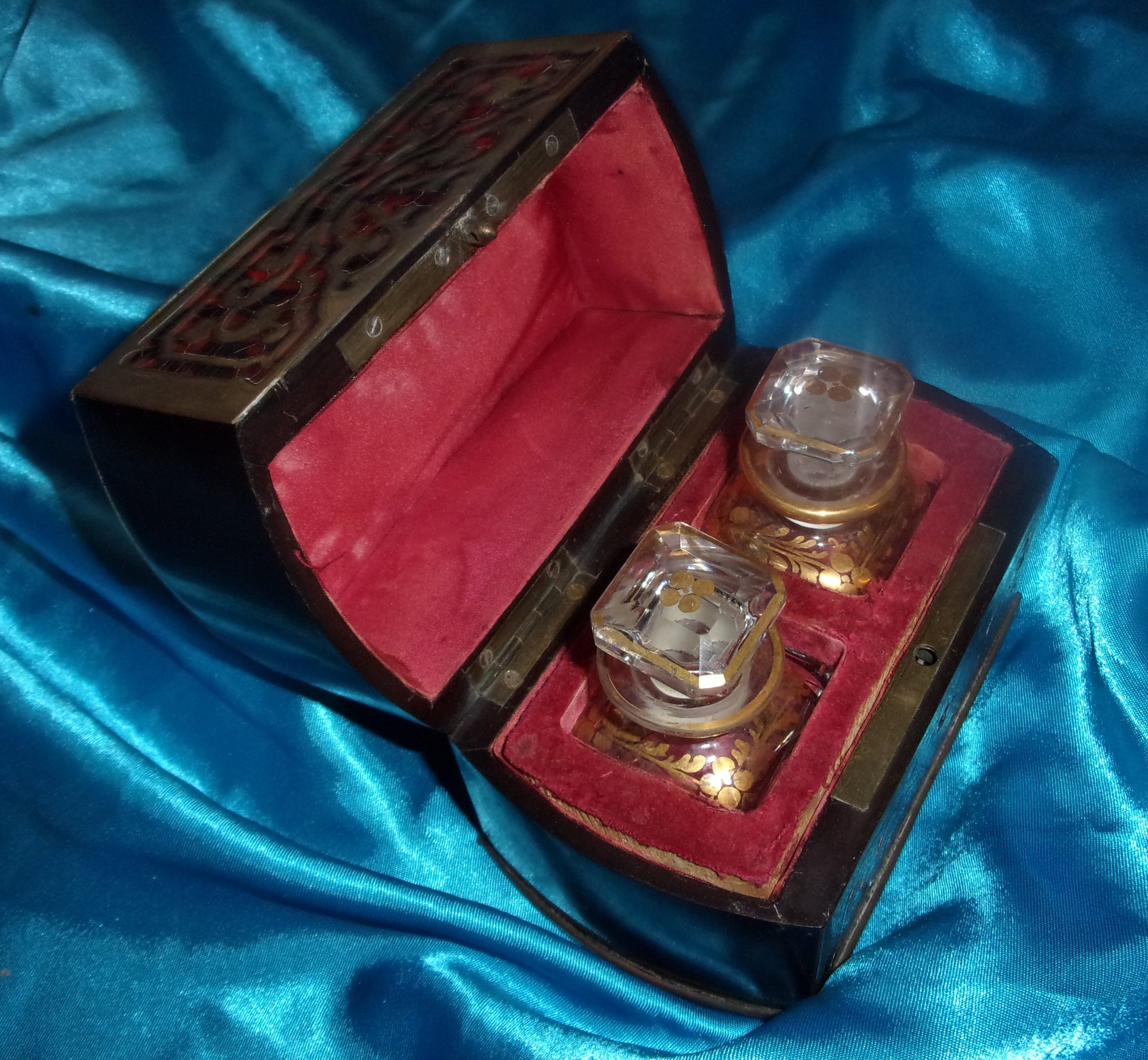 Circa 1840 French Boulework Perfume Set - Image 7