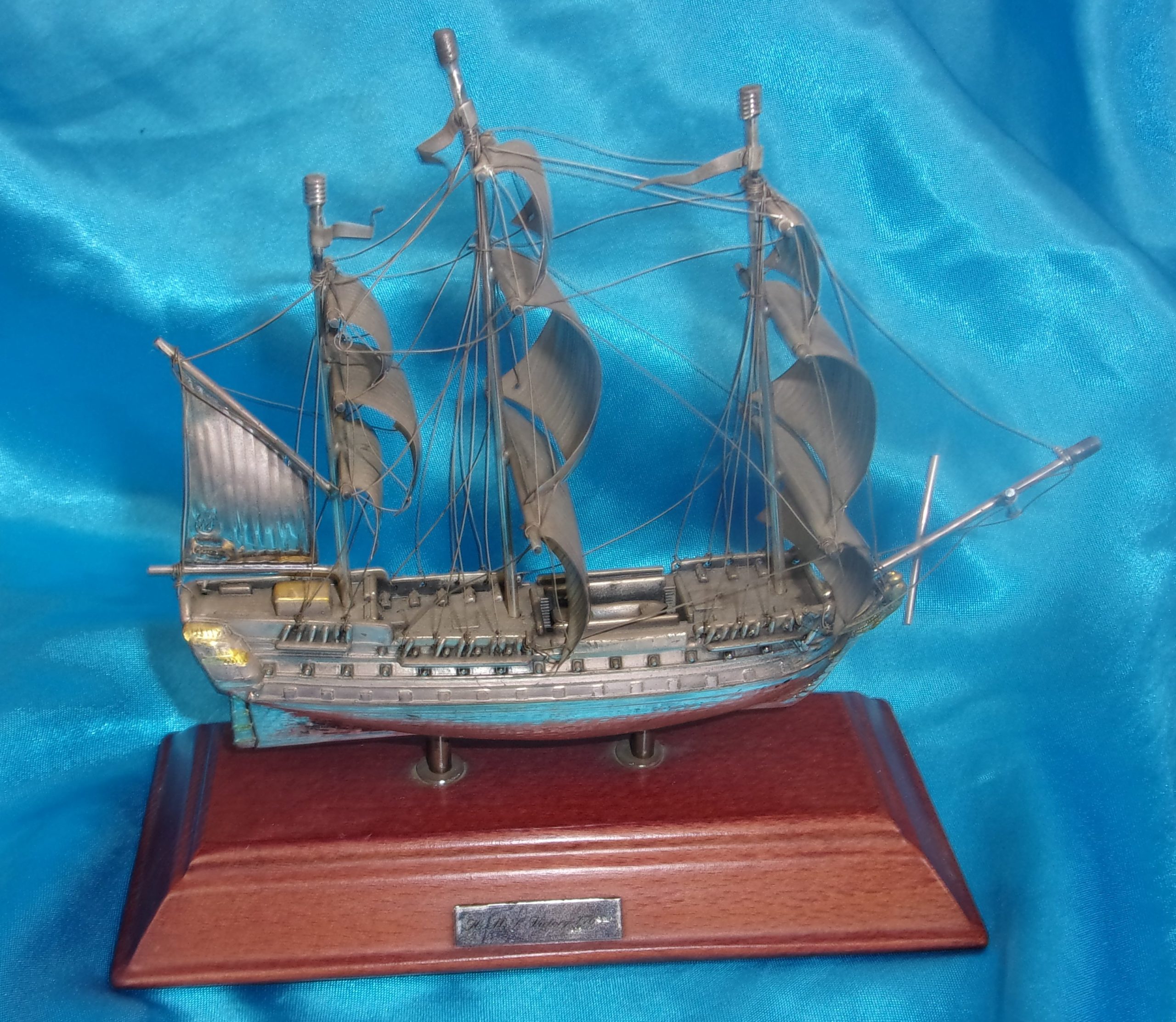 Silver Model Of HMS Victory