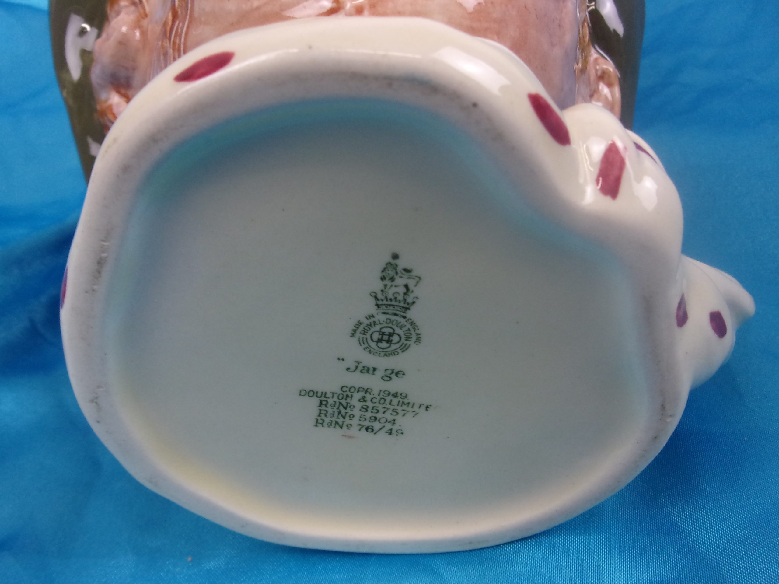 1949 Royal Doulton Jarge Toby Jug D6288 - Image 6