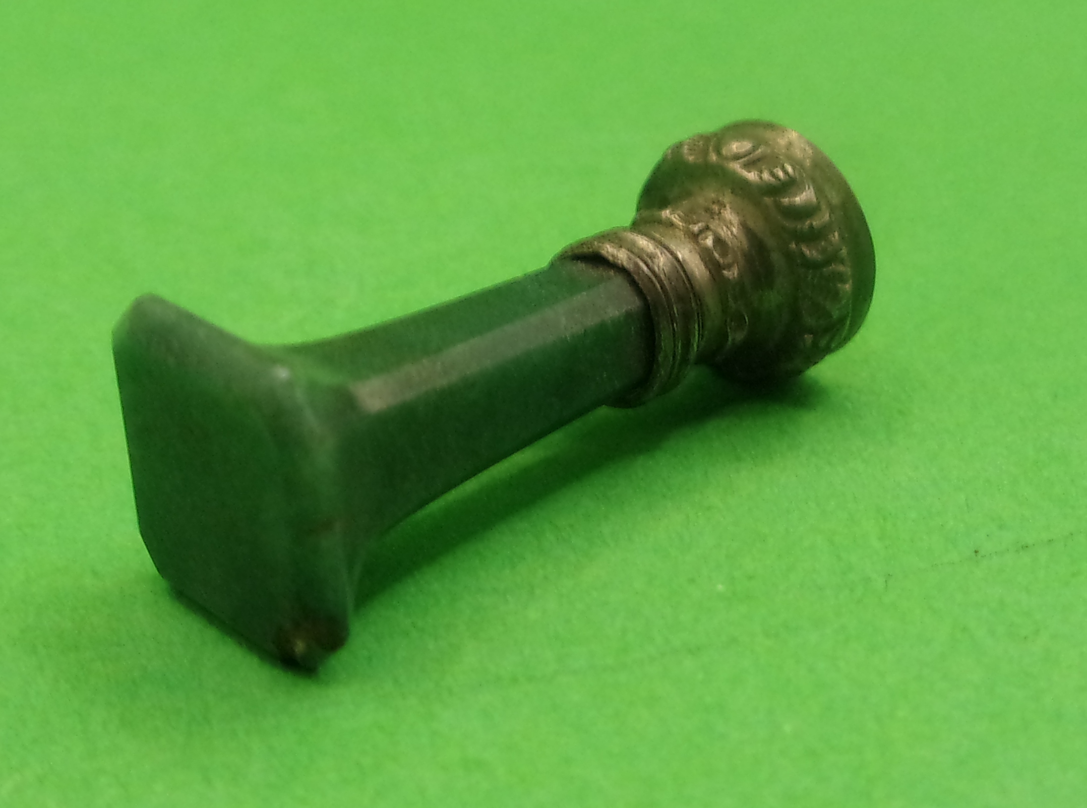 Scottish Thistle Victorian Jade Seal - Image 5