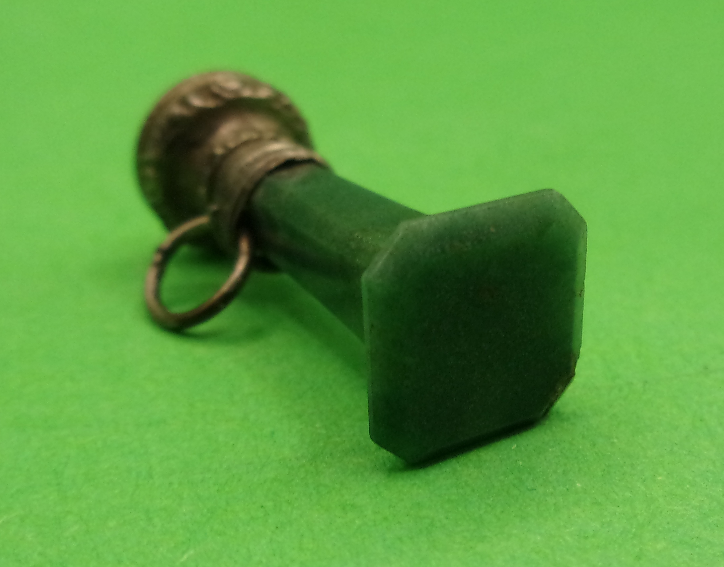 Scottish Thistle Victorian Jade Seal - Image 4