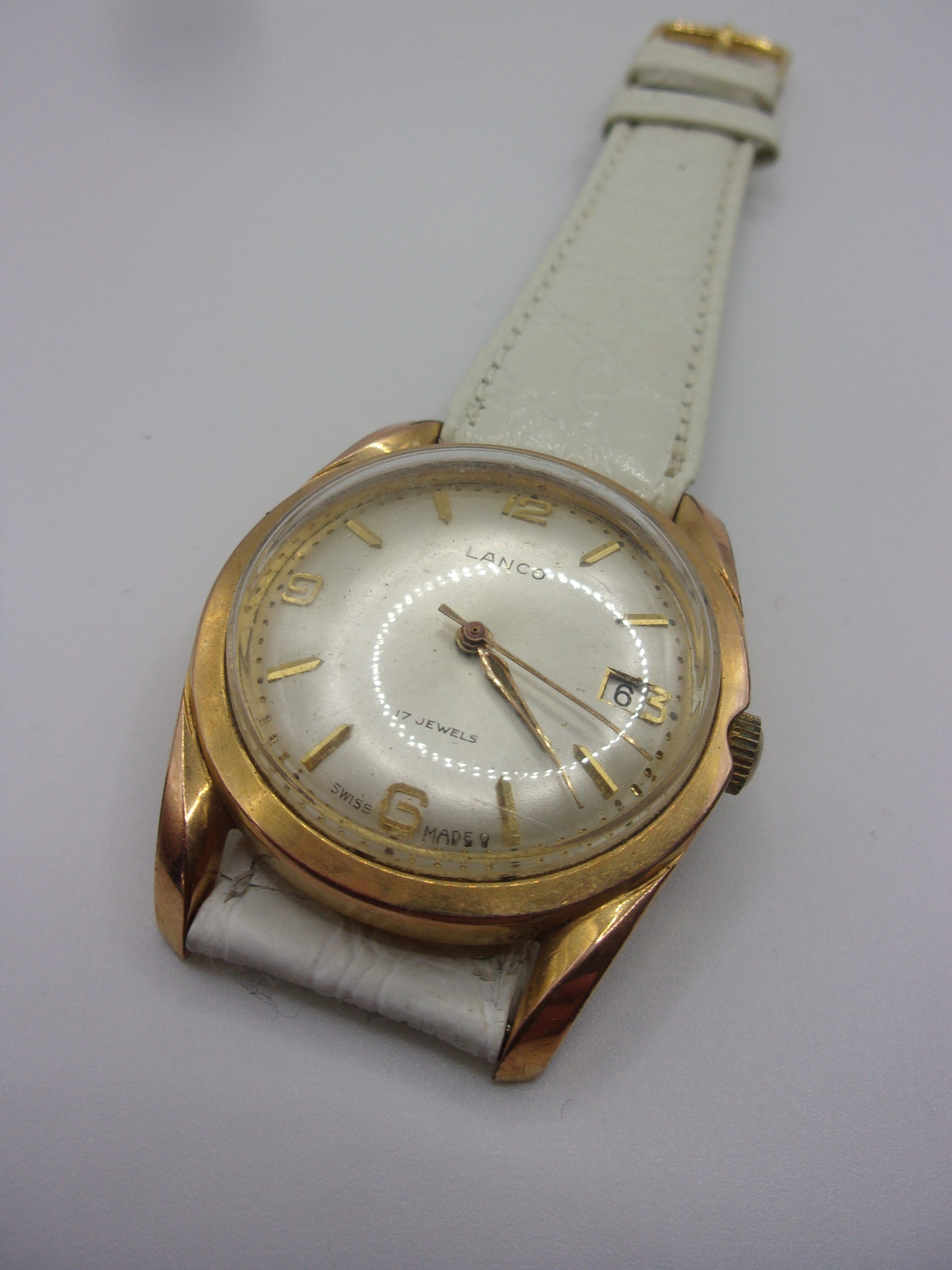 Circa 1970 Swiss Lanco Manual Wind 17 Jewel Gents Watch - Image 6