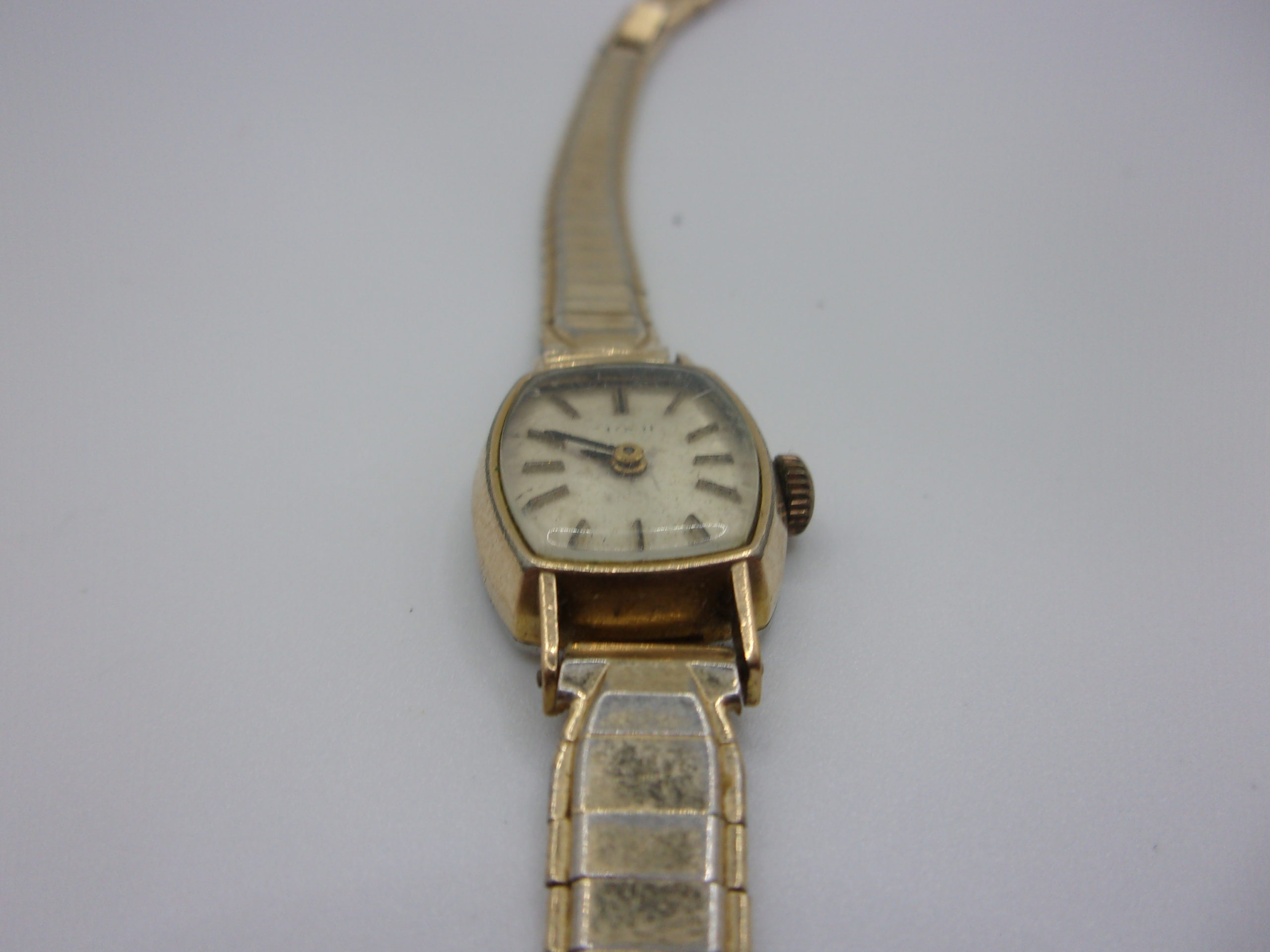 1960's Manual Wind Gold Plated Stainless Steel Ladies Watch - Image 5