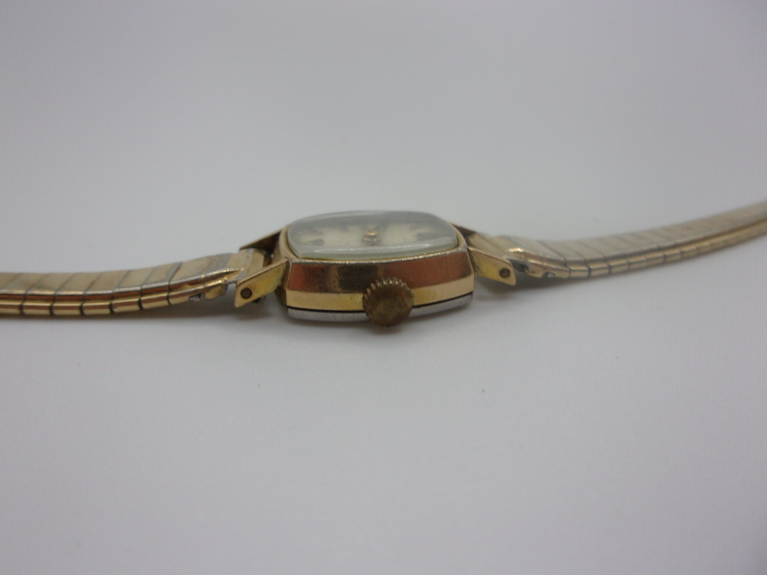 1960's Manual Wind Gold Plated Stainless Steel Ladies Watch - Image 2