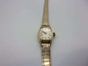 1960's Manual Wind Gold Plated Stainless Steel Ladies Watch
