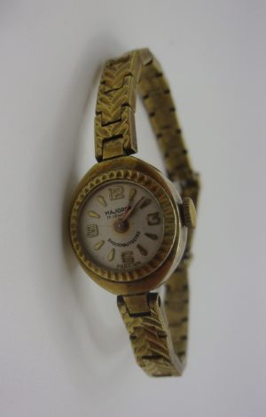 1960's Majorex 17 Jewel Manual Wind Rolled Gold Stainless Steel Ladies Cocktail Watch