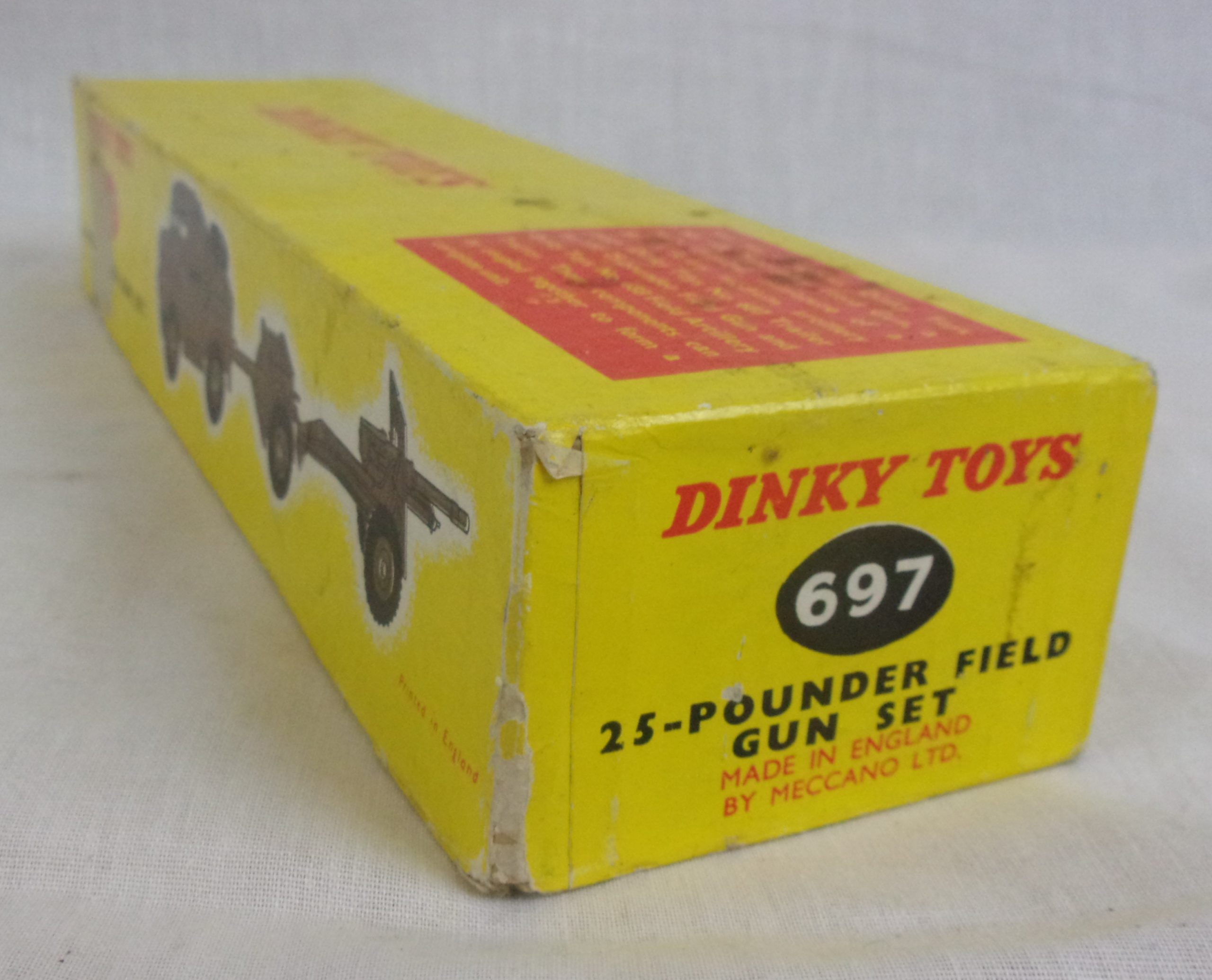 Boxed Dinky Toys 697 25 Pounder Gun Unit - Image 9