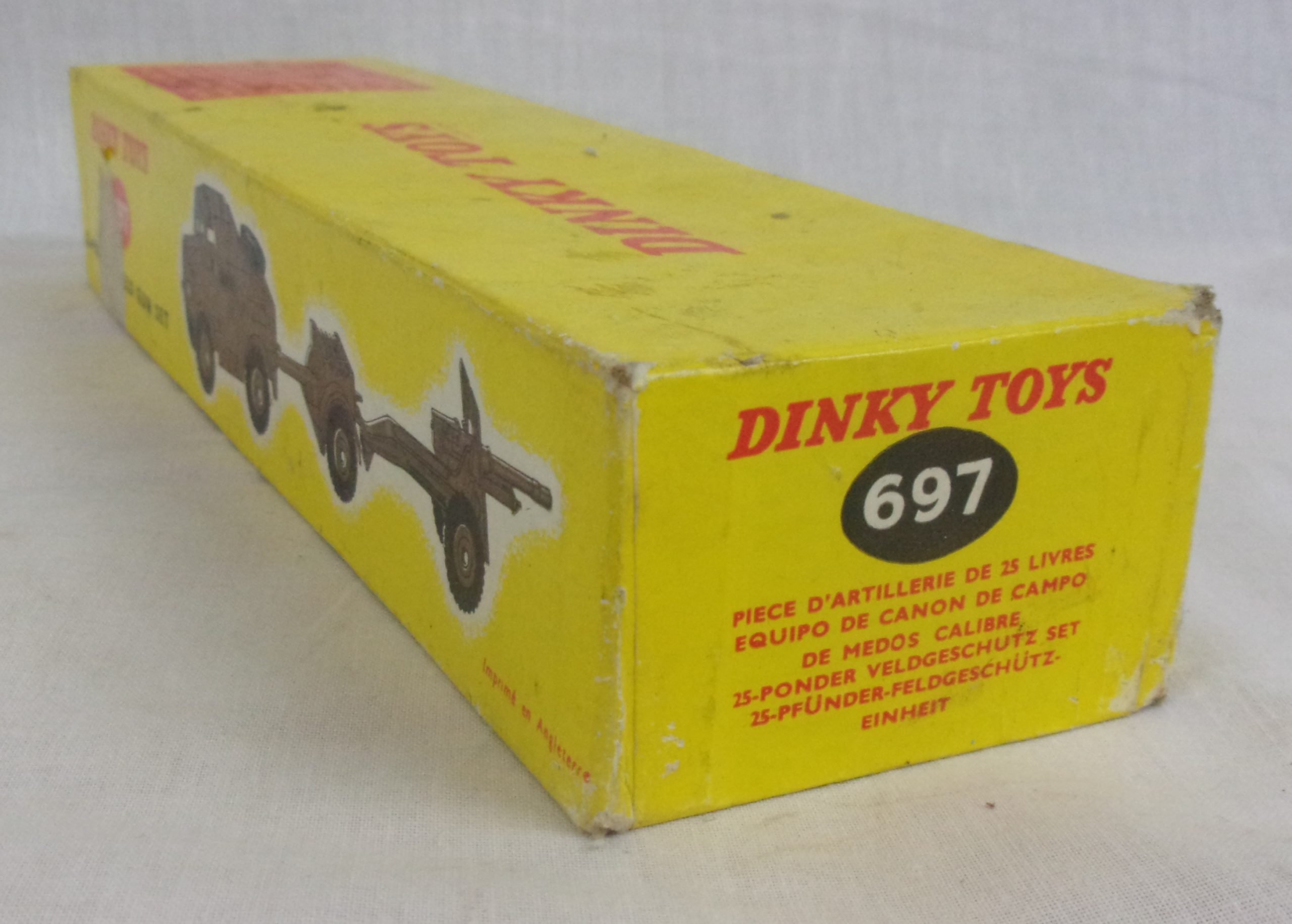 Boxed Dinky Toys 697 25 Pounder Gun Unit - Image 8