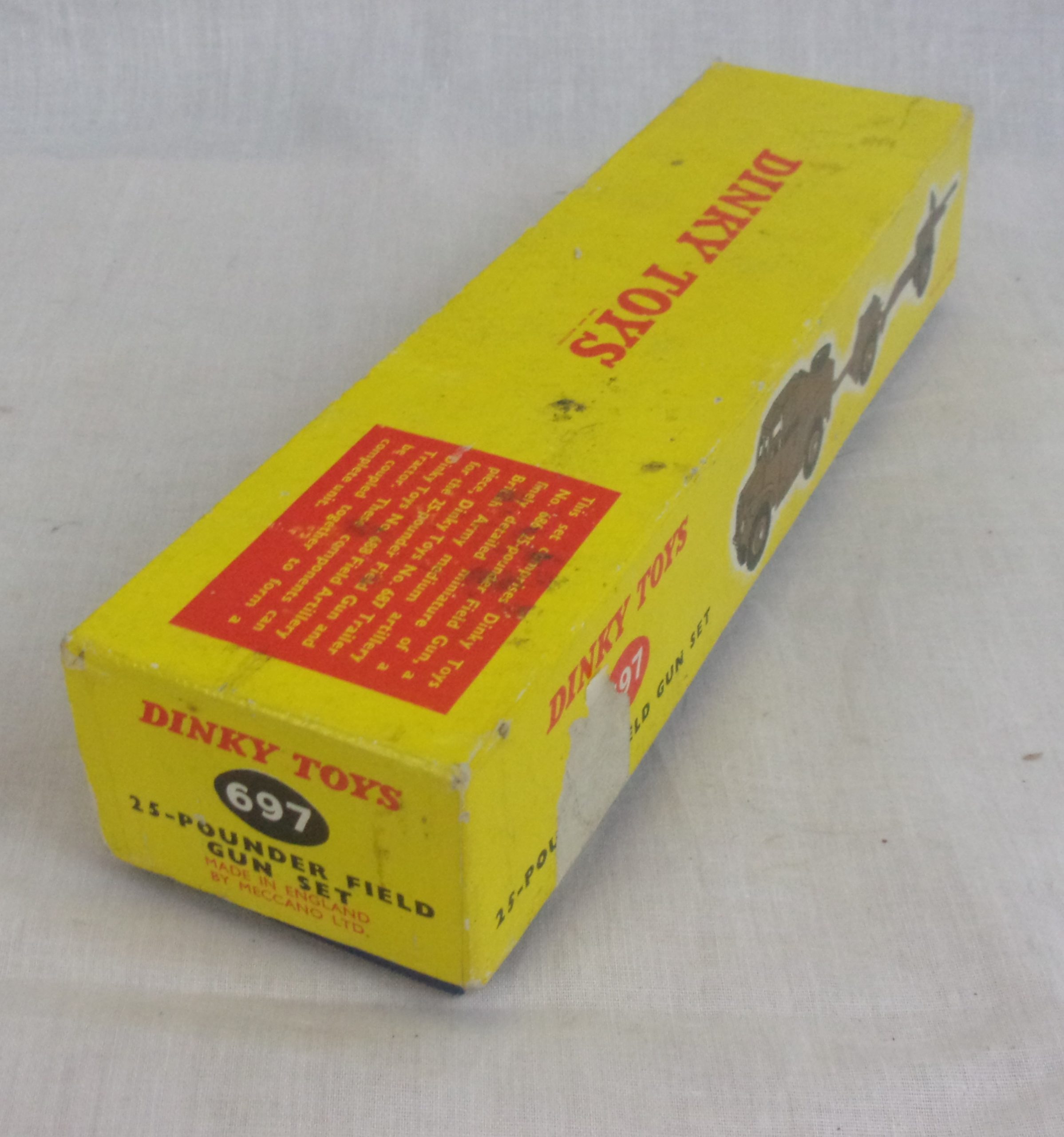 Boxed Dinky Toys 697 25 Pounder Gun Unit - Image 2