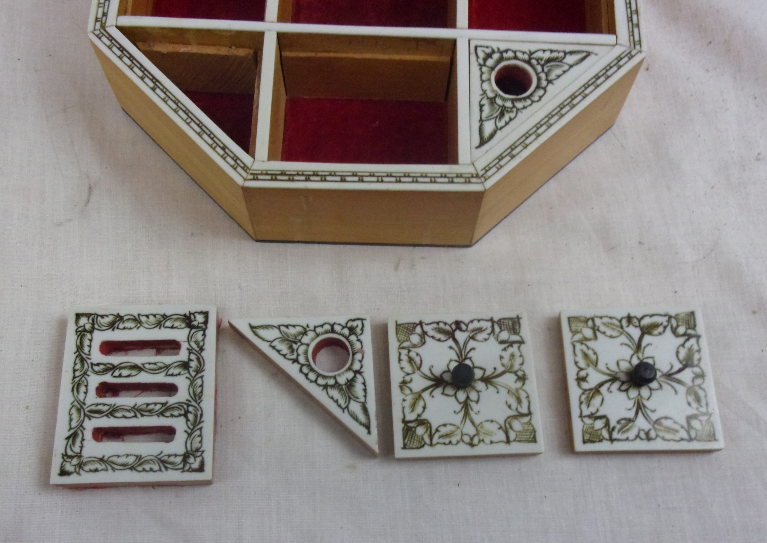19th Century Fruitwood & Ivory Inlaid Jewelry Box - Image 3