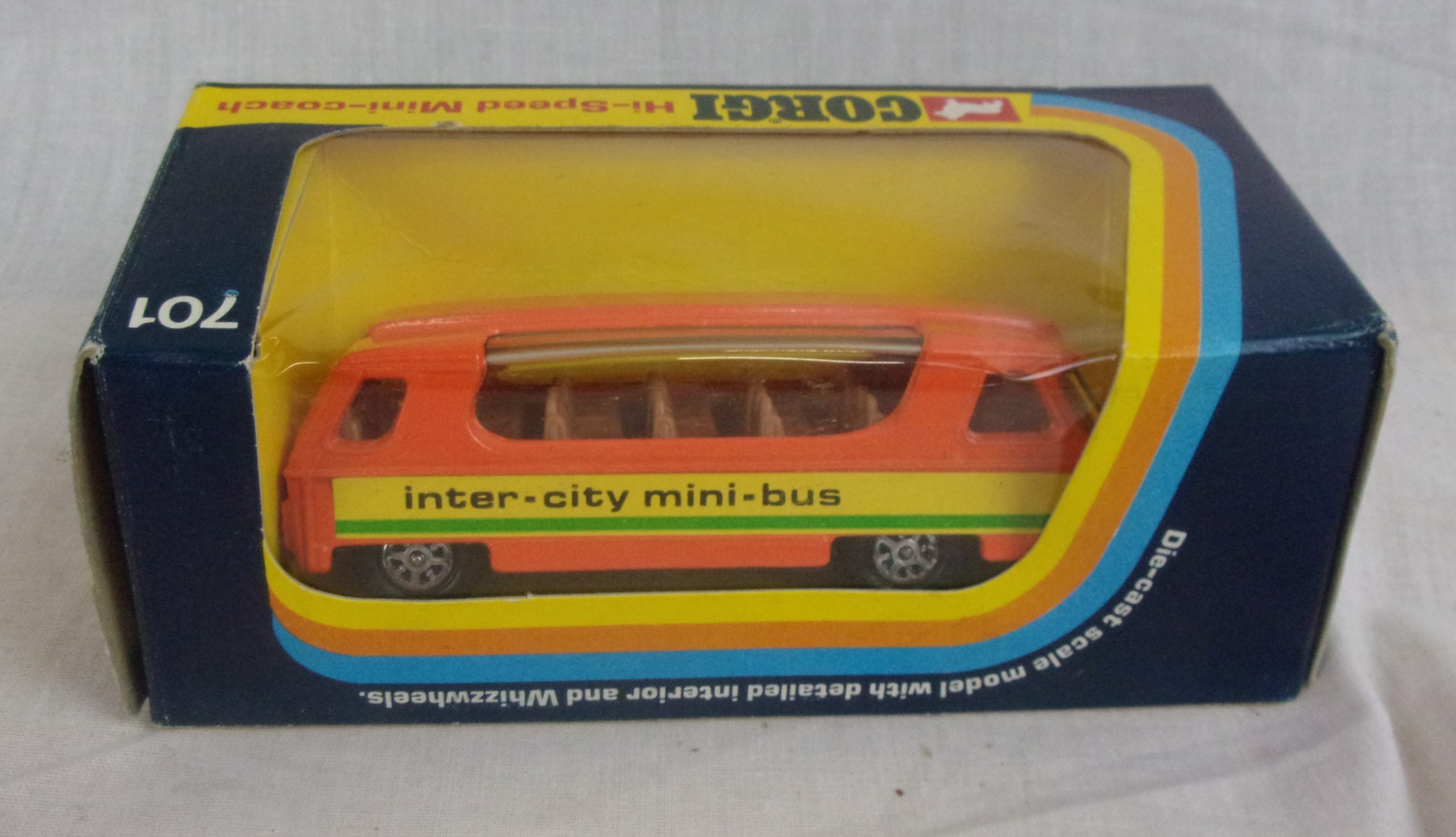 Boxed Corgi Toys 701 Hi-Speed Mini-Coach