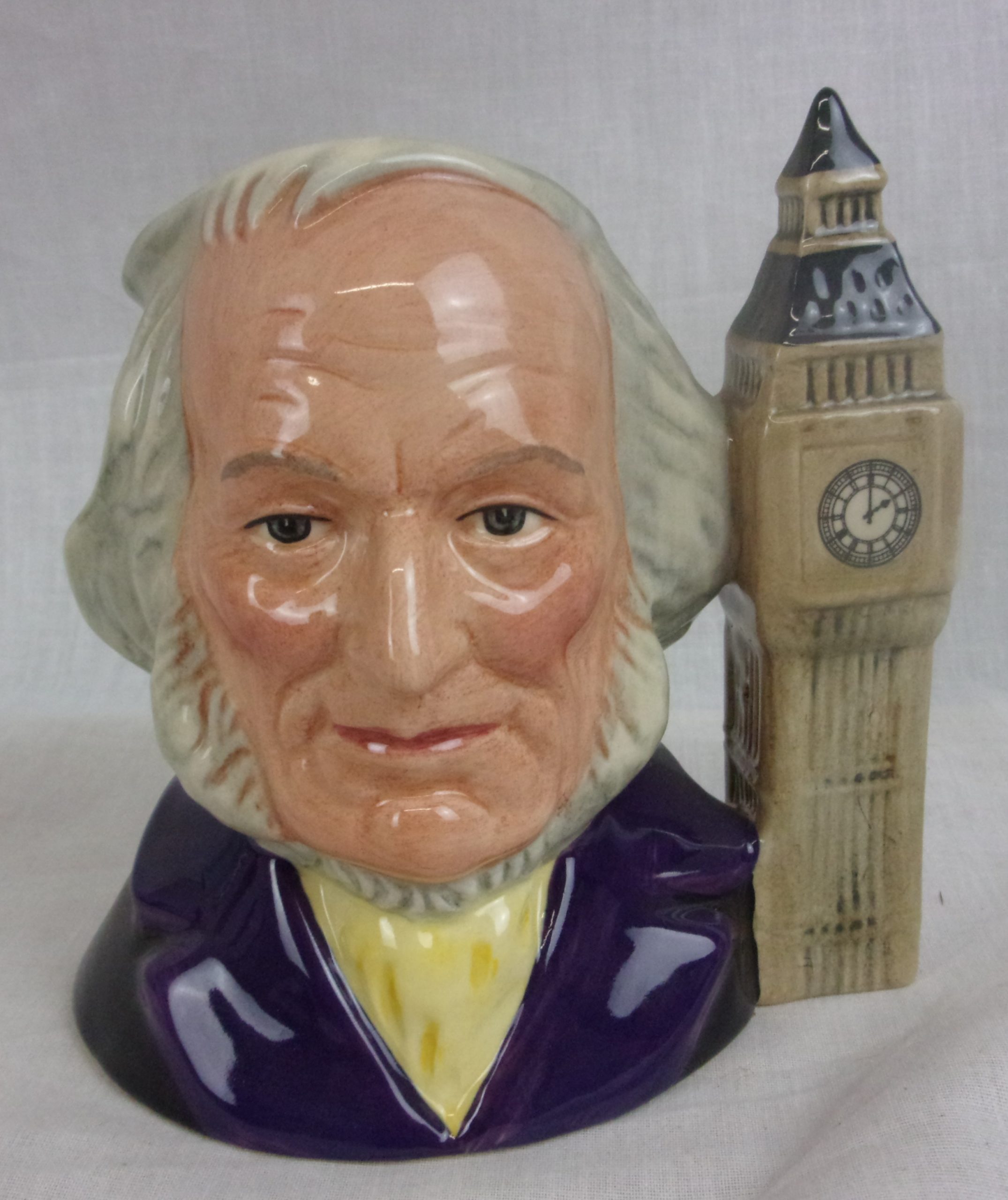 Royal Doulton John Doulton With Big Ben Medium-Sized Character Jug
