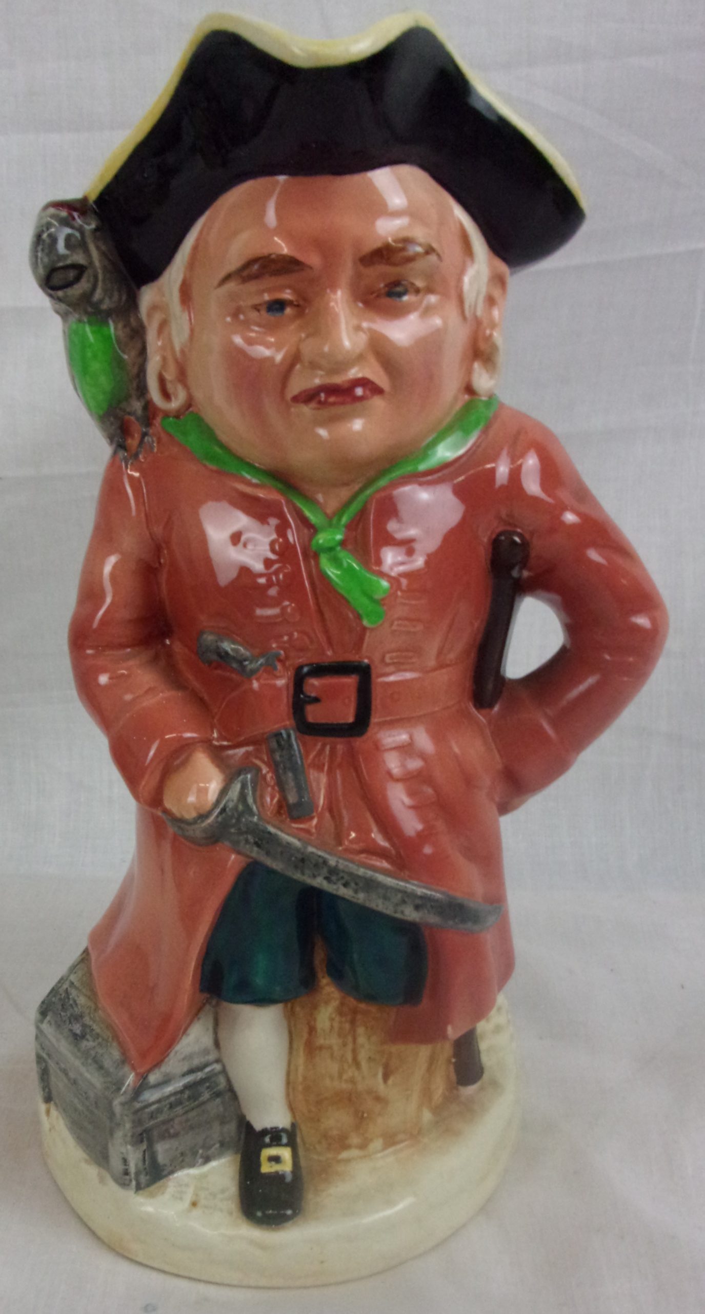Large Burlington Ware Long John Silver Character Jug