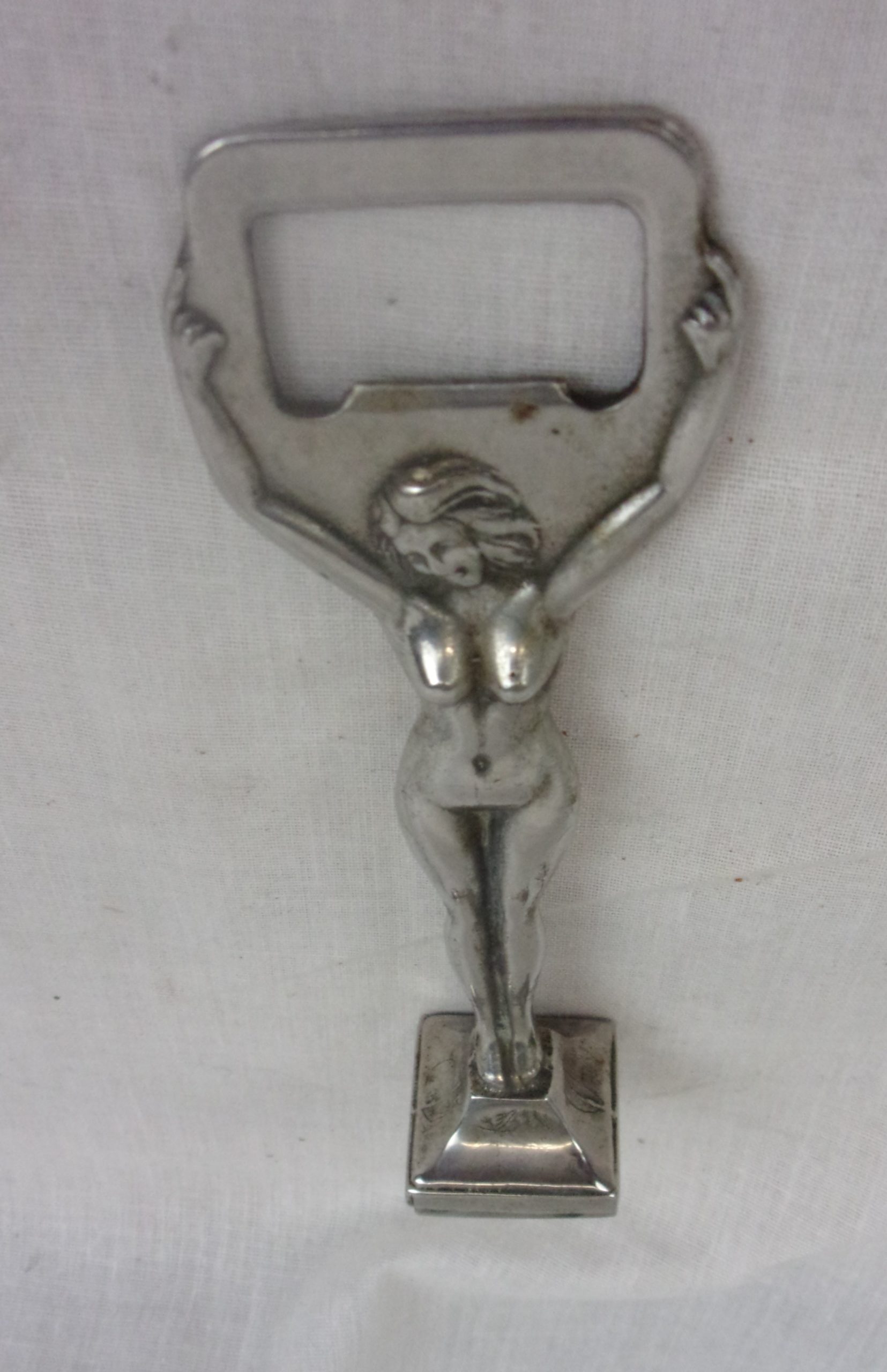 Art Deco Chromed Steel Bottle Opener - Image 3