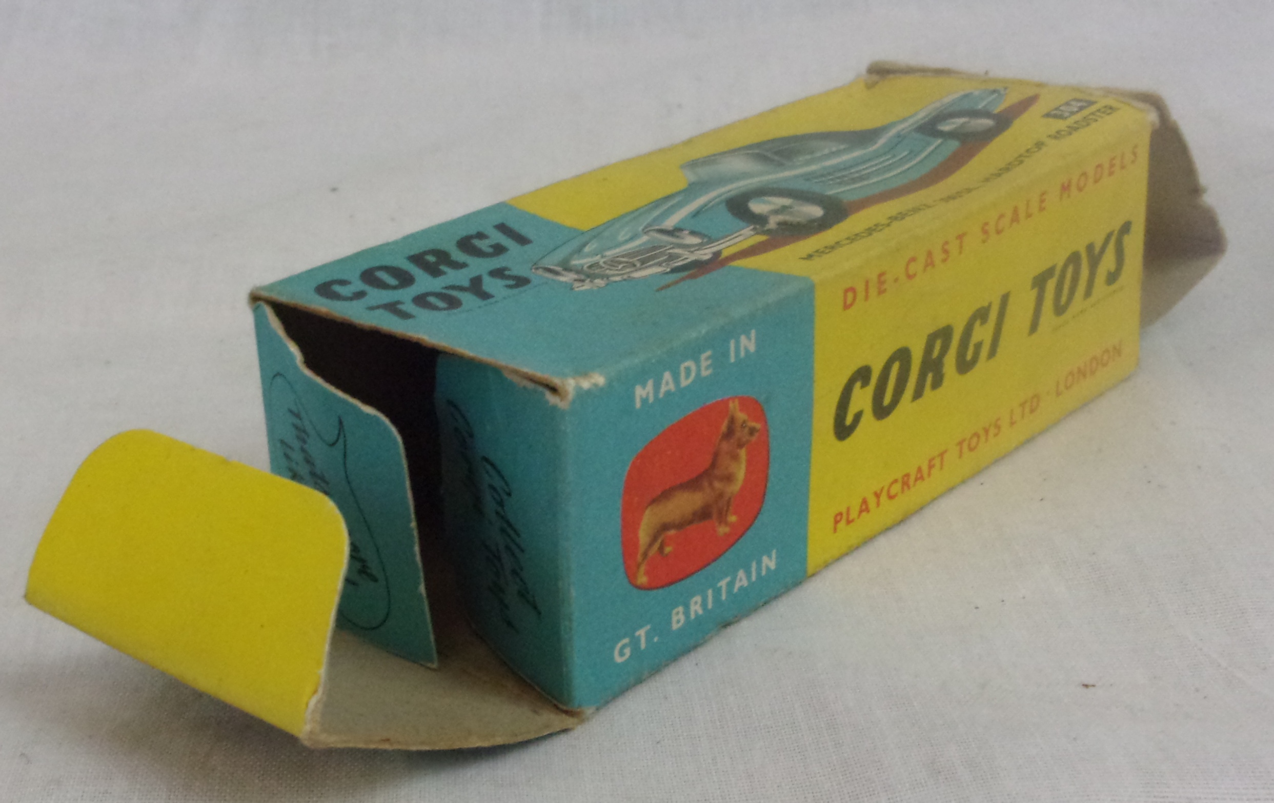 Boxed Corgi Toys 304 Mercedes-Benz 300SL Hardtop Roadster Car - Image 8