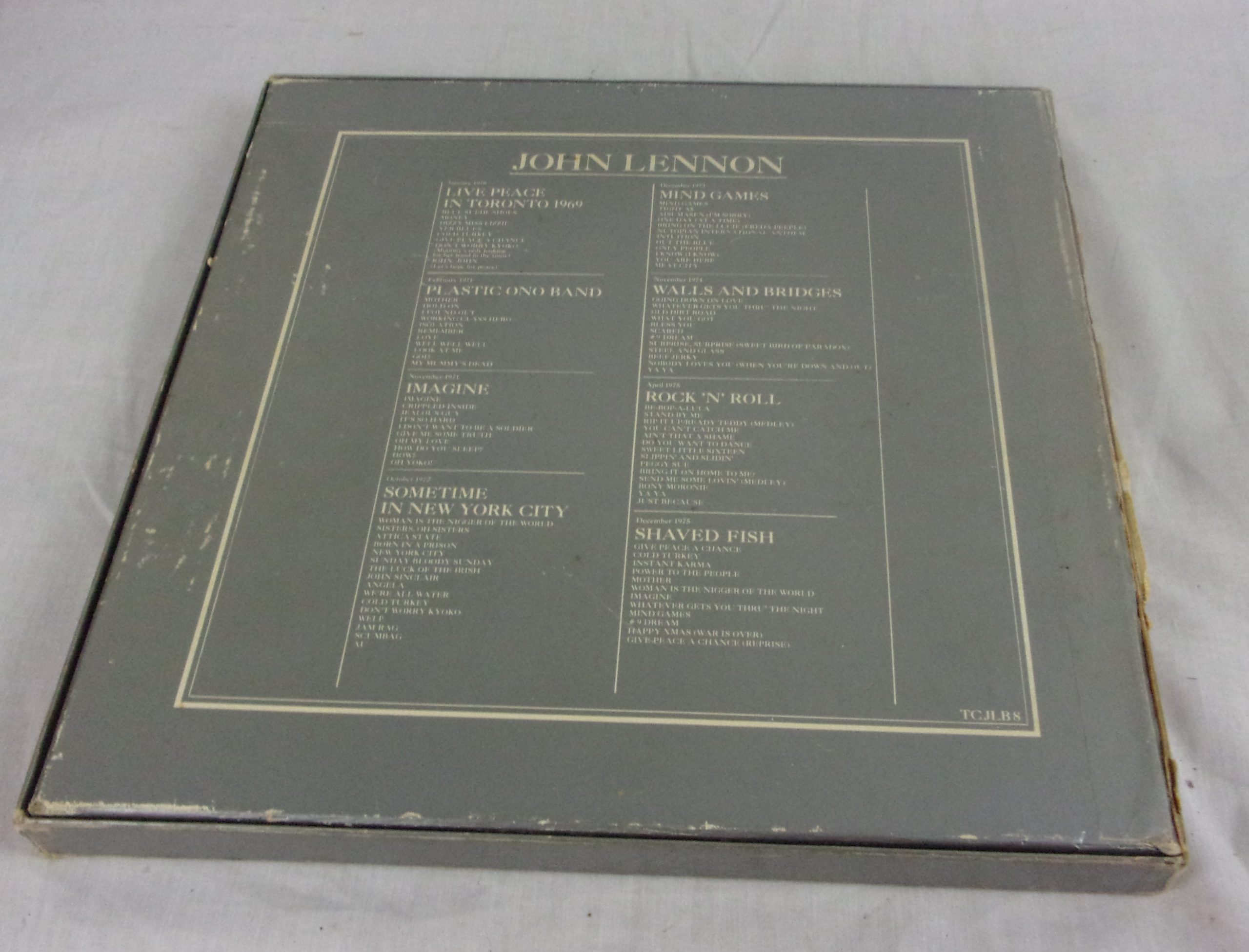 Boxed John Lennon 1978 Issued Collection Of Eight Cassette Tapes - Image 3