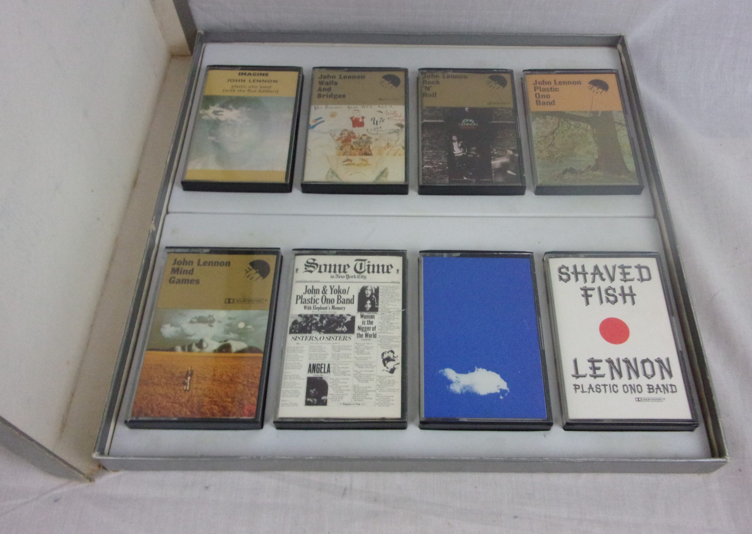 Boxed John Lennon 1978 Issued Collection Of Eight Cassette Tapes - Image 4