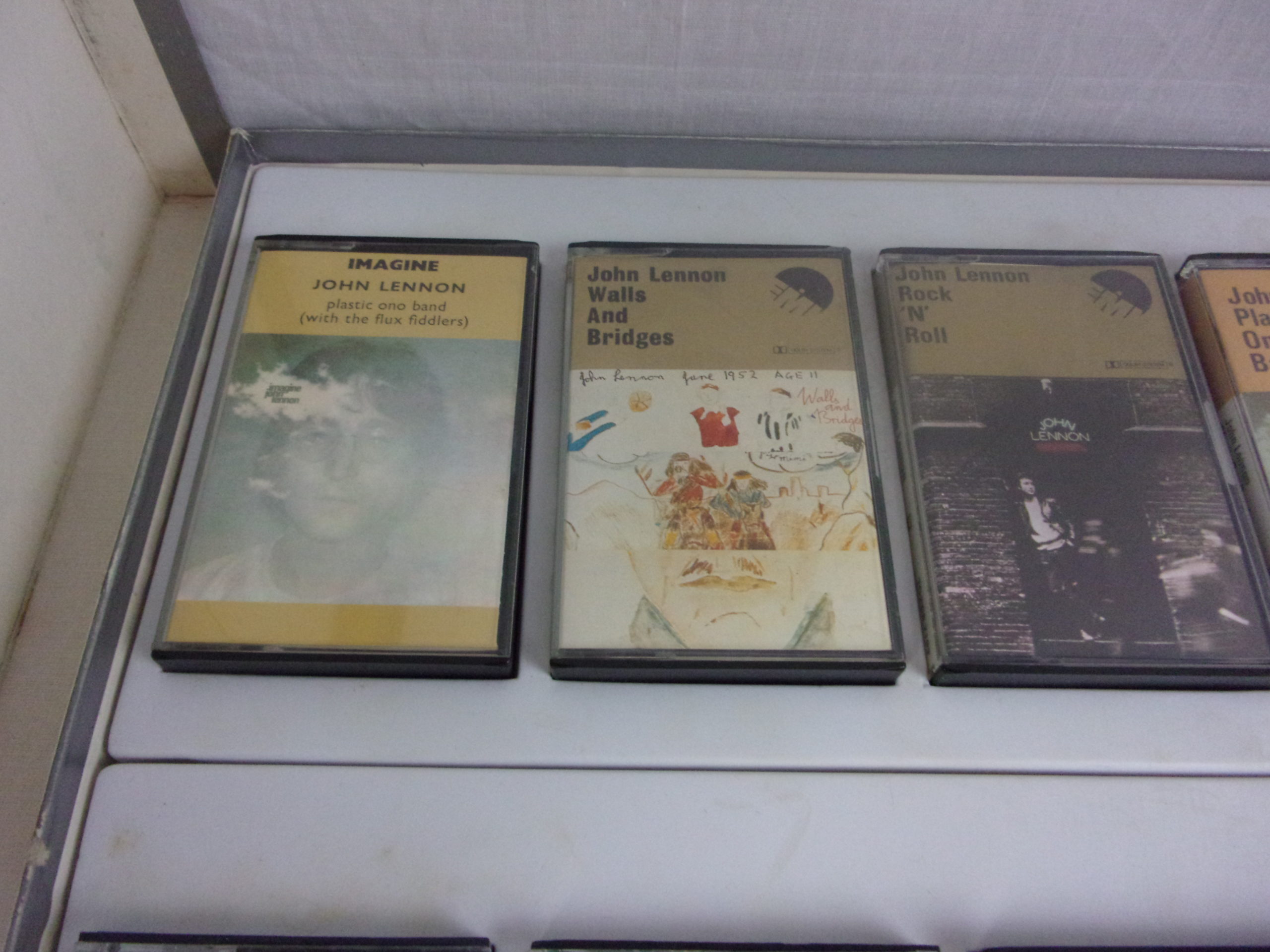 Boxed John Lennon 1978 Issued Collection Of Eight Cassette Tapes - Image 8