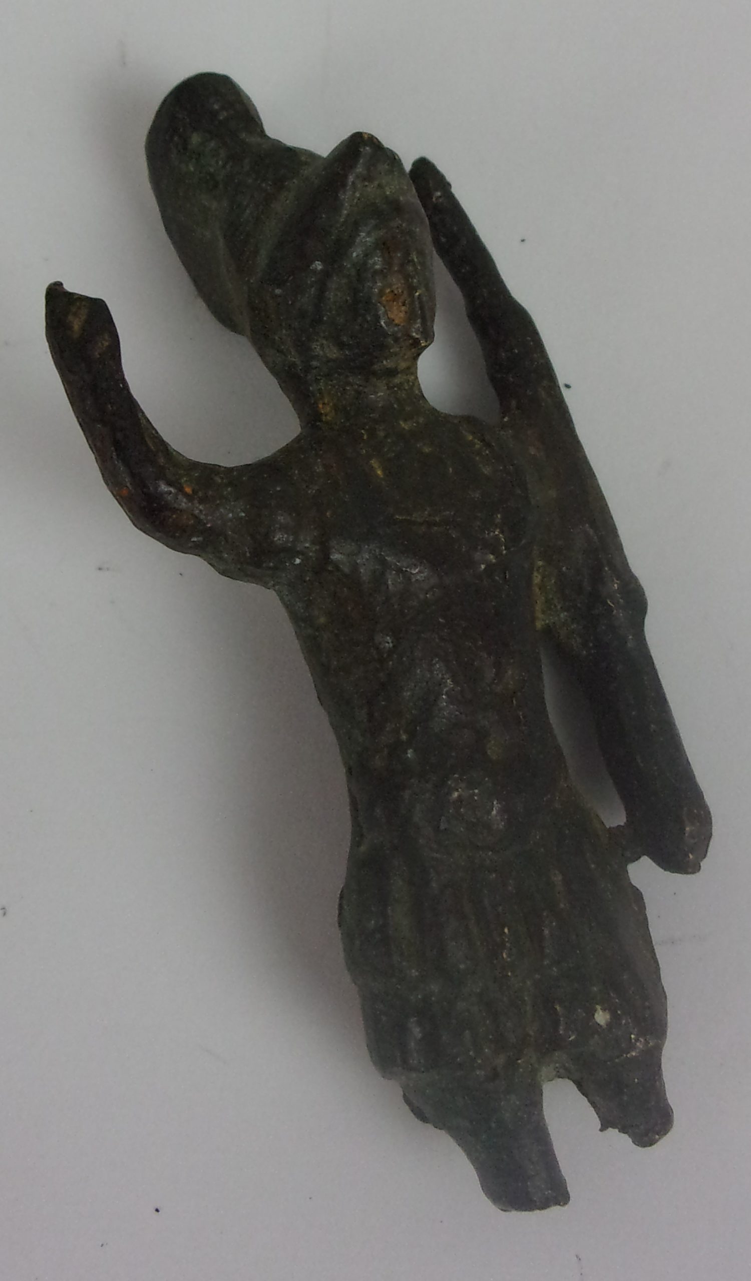 Circa 200 AD Roman Bronze Centurion Votive Figure