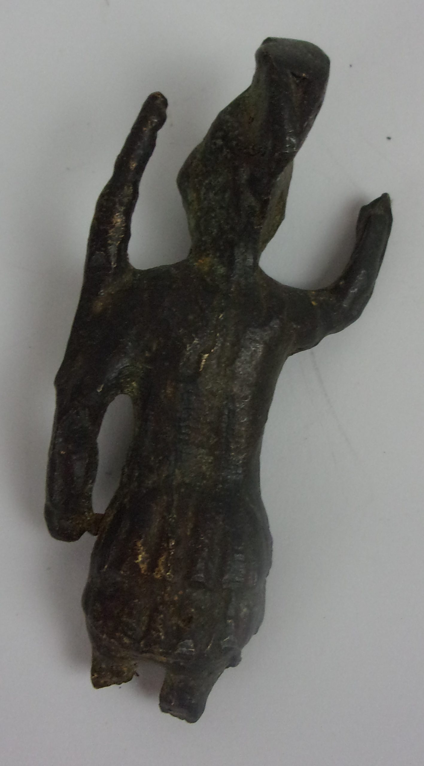 Circa 200 AD Roman Bronze Centurion Votive Figure - Image 4