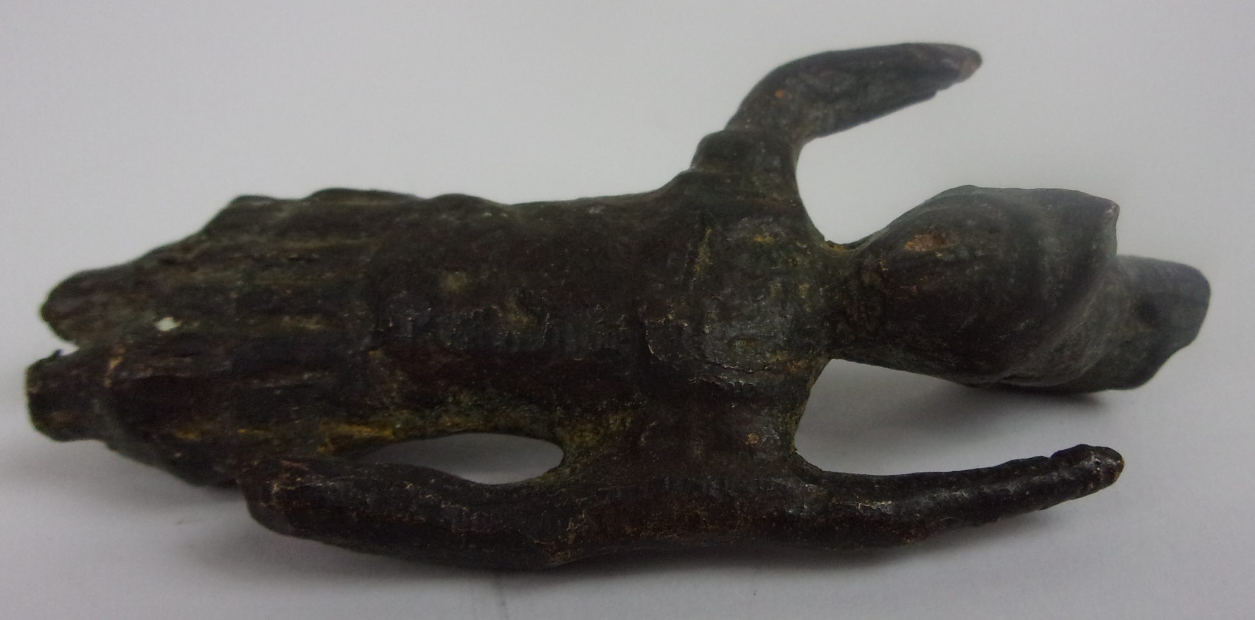 Circa 200 AD Roman Bronze Centurion Votive Figure - Image 3