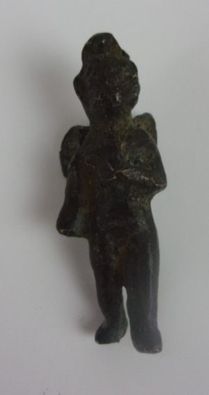Circa 200 AD Roman Votive Bronze Figure Of A Putto