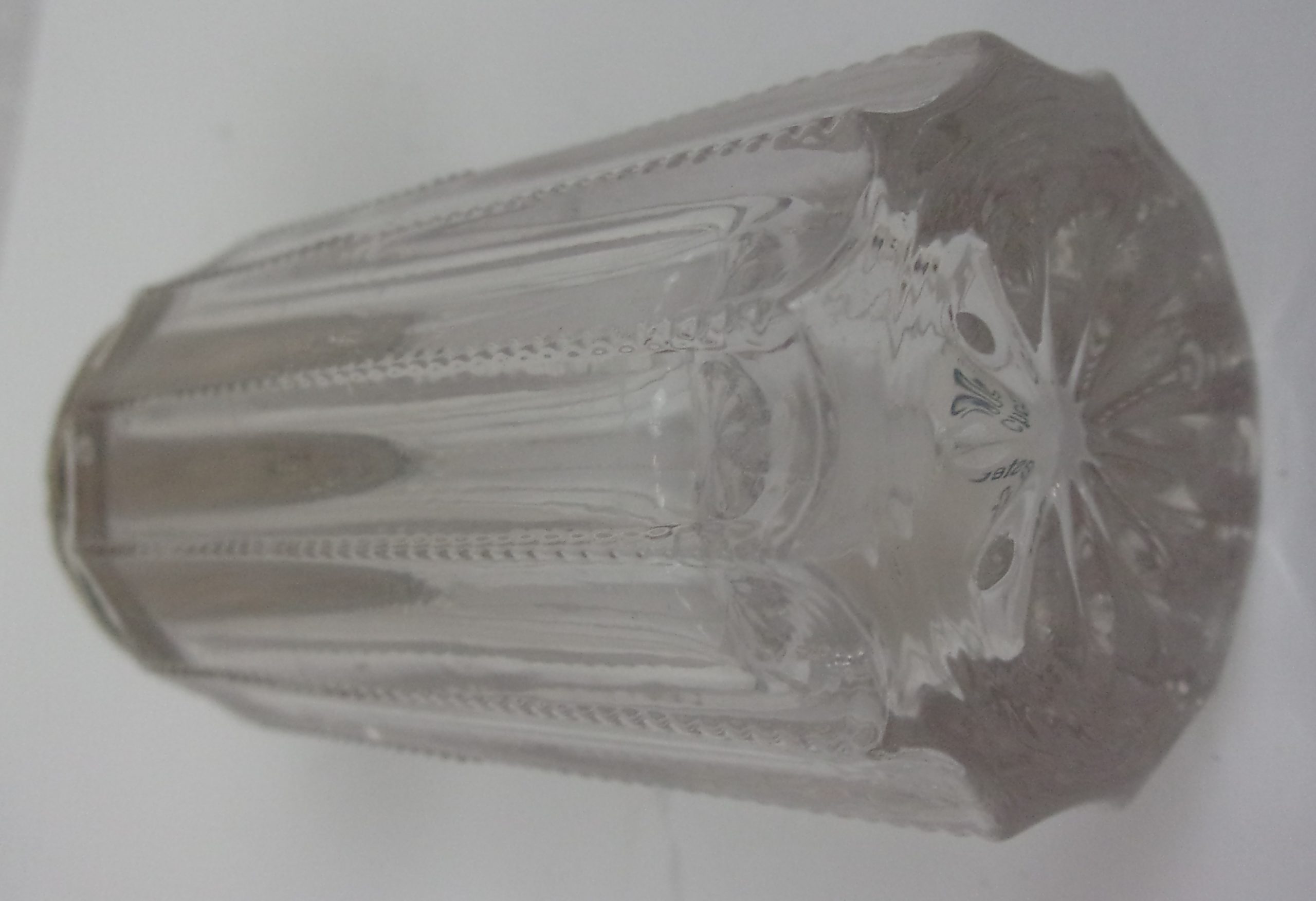 Chester 1902 Silver Topped Cut Glass Scent Bottle - Image 5