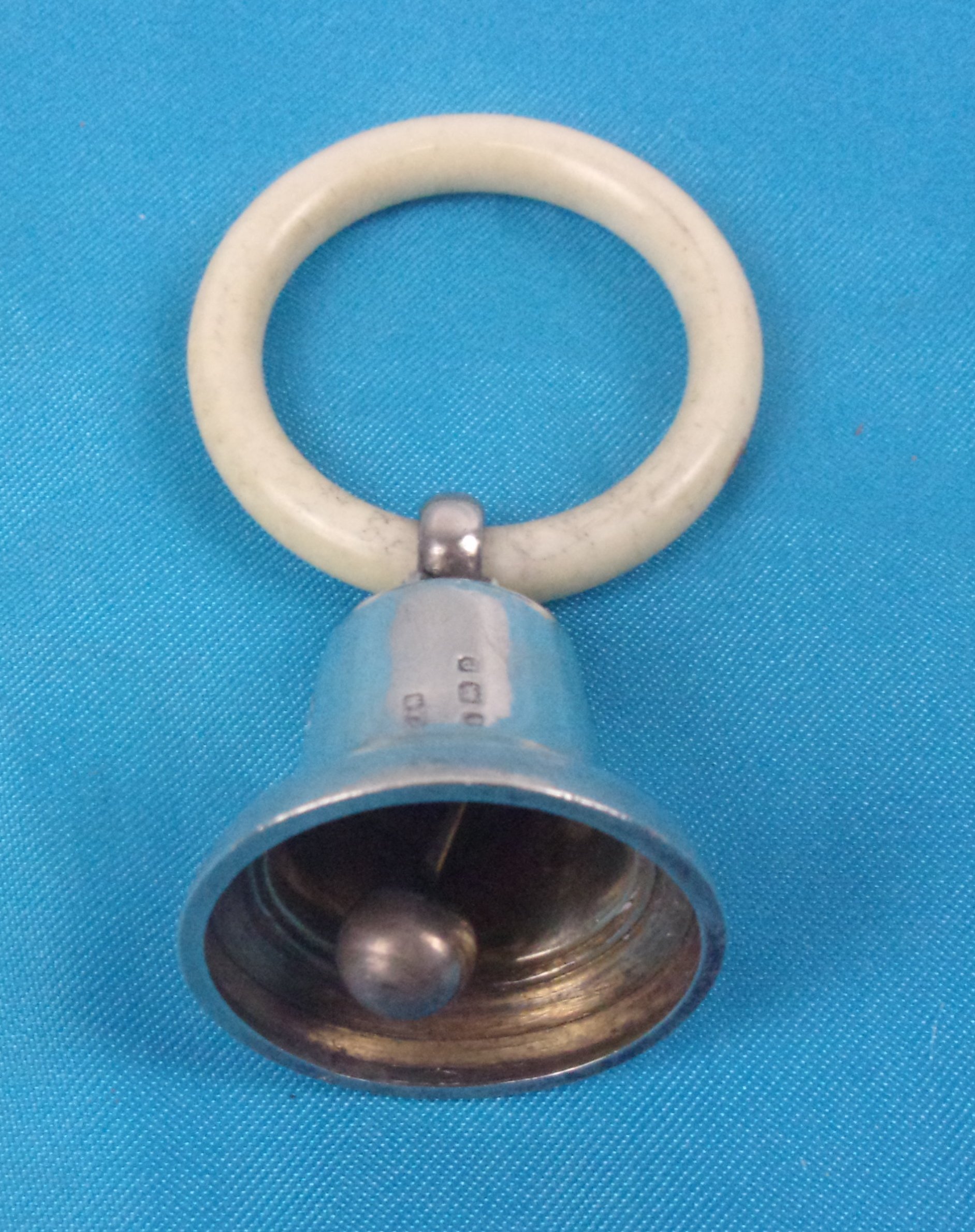 Birmingham 1904 Silver And Ivory Baby Rattle By Crisford & Norris Ltd. - Image 4