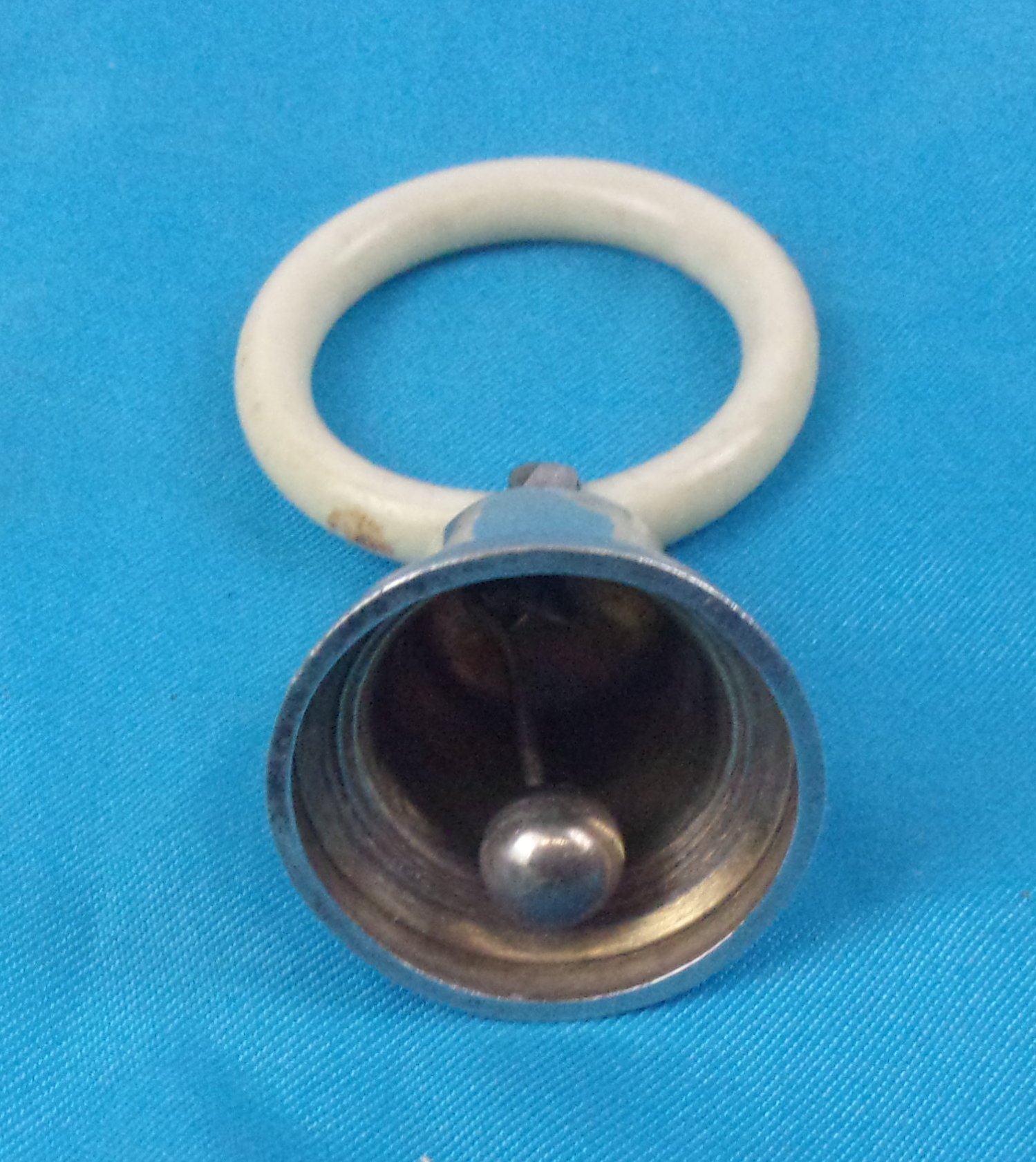 Birmingham 1904 Silver And Ivory Baby Rattle By Crisford & Norris Ltd. - Image 2