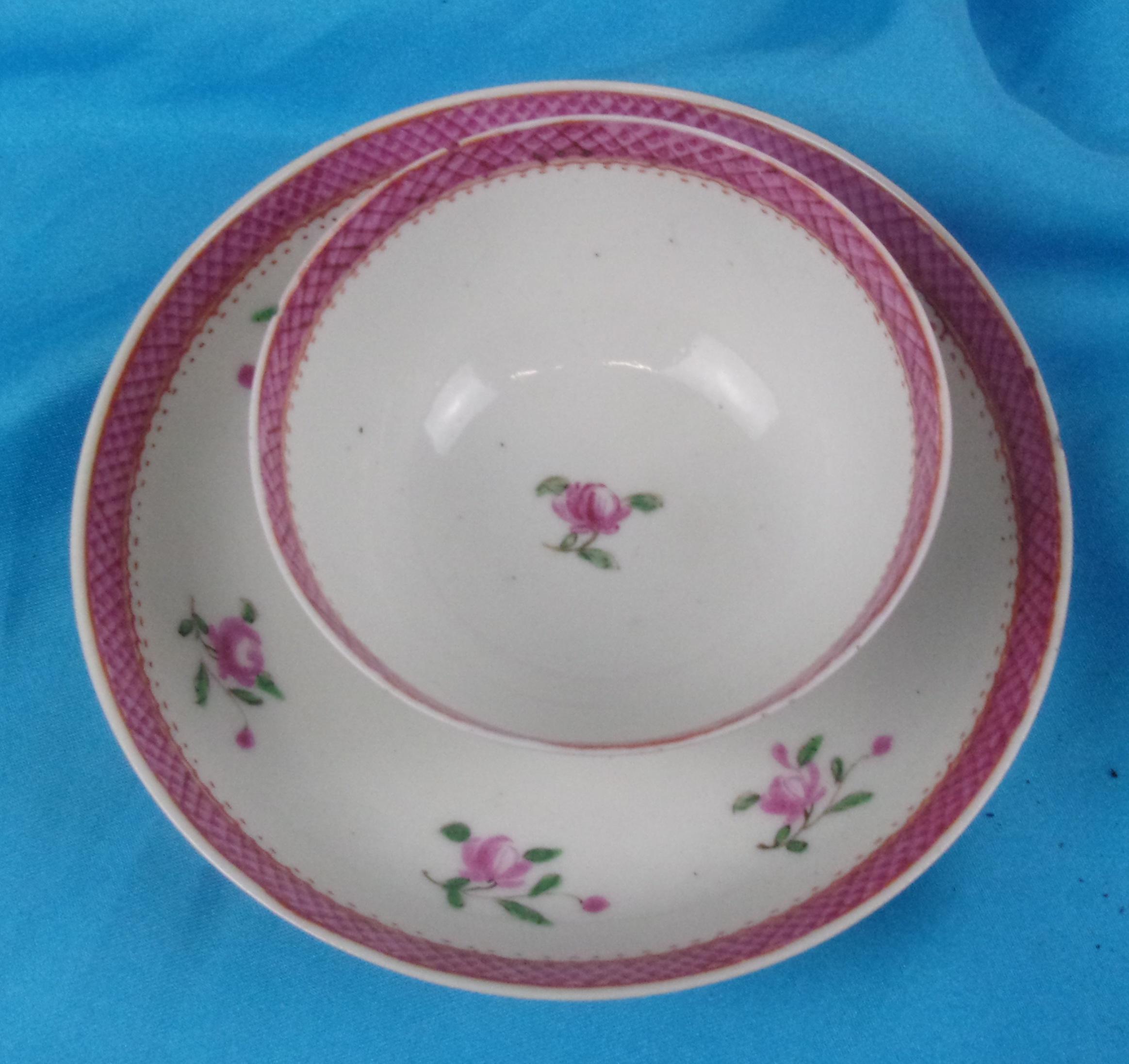 Circa 1800 New Hall Tea Bowl And Saucer - Image 9