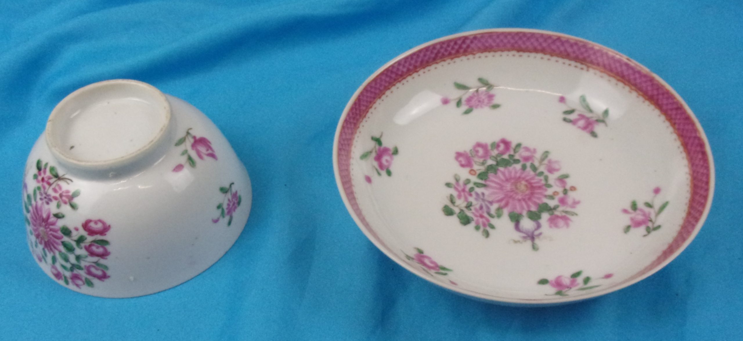 Circa 1800 New Hall Tea Bowl And Saucer - Image 7
