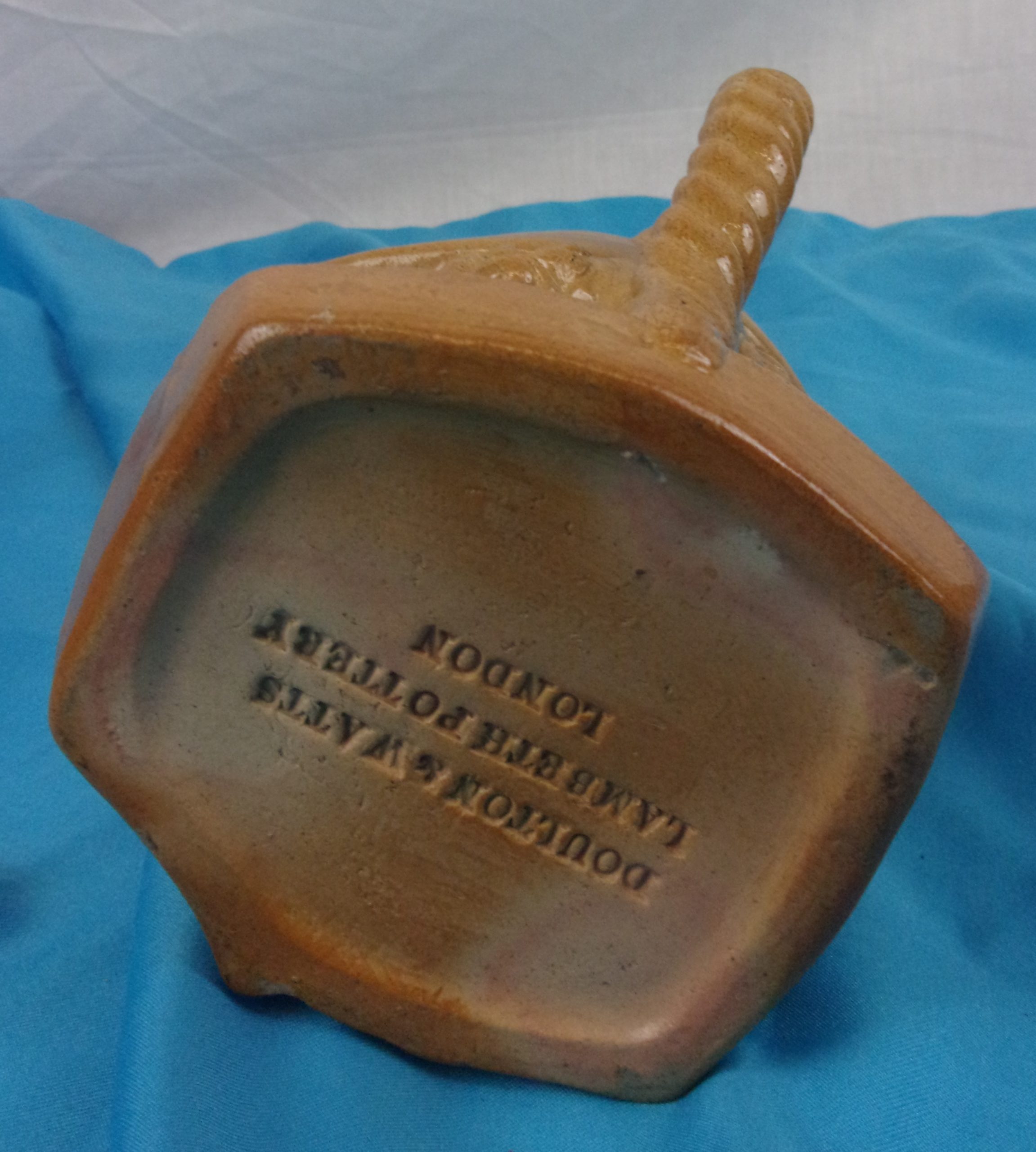 Circa 1830 Doulton And Watts Smaller Sized Nelson Salt Stoneware Jug - Image 7